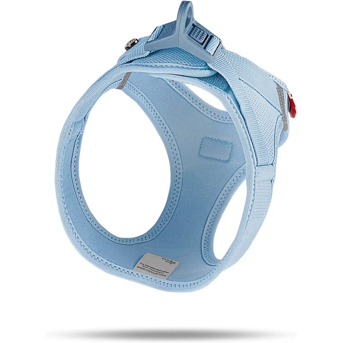 Curli Vest Harness Clasp Air-Mesh - Lichtblauw - S