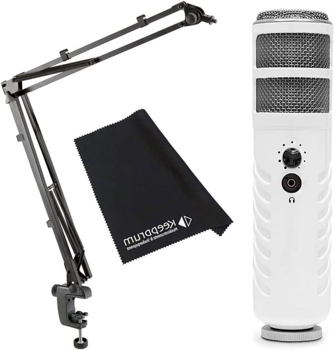 USB Microfoon Set - Podcast Microfoon - Spraak Opnemen - Plug and Play - 460-960 mm - Zwart