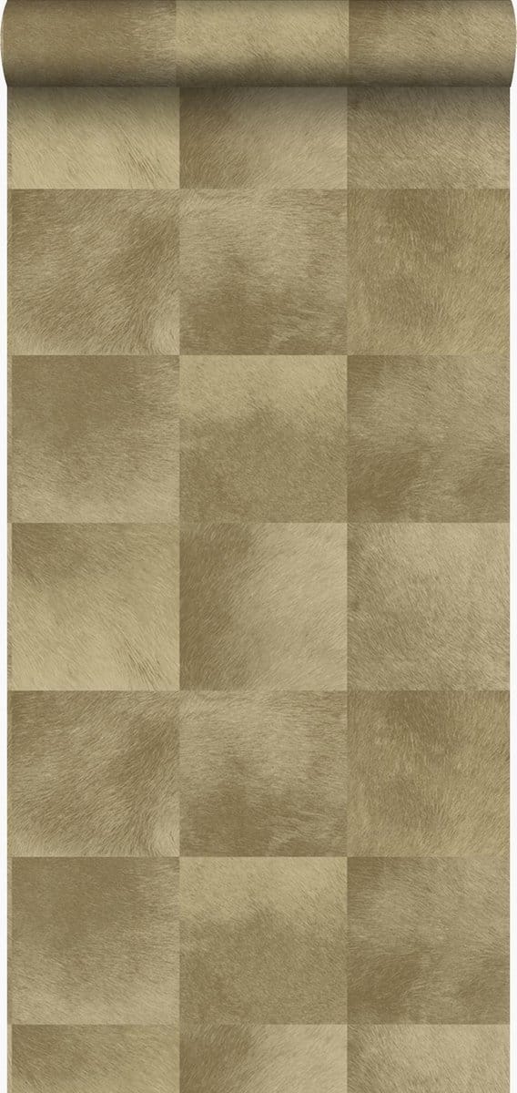 Origin Wallcoverings behang dierenhuid motief bruin - 53 cm x 10.05 m - 347324