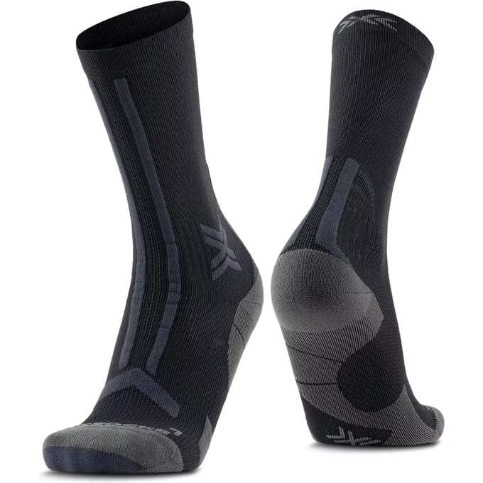 X-Socks Trailrun Discover Crew Hardloopsokken Zwart 42-44