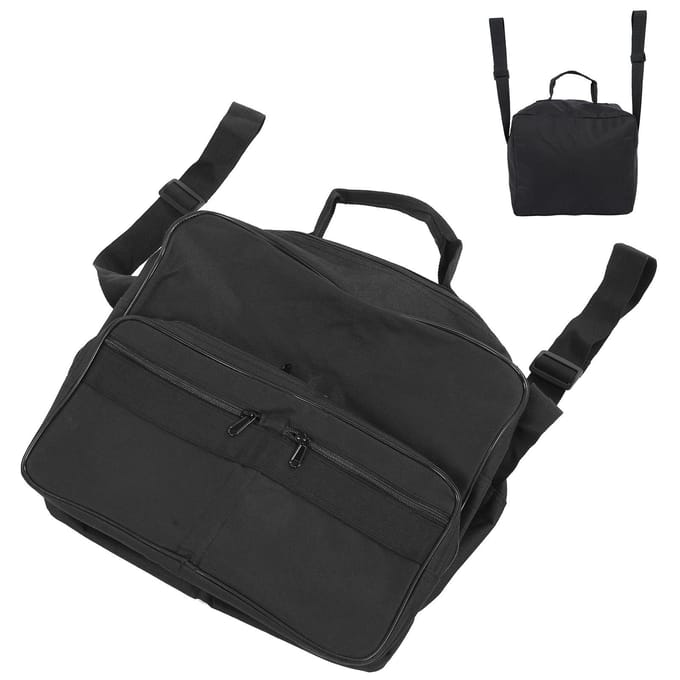 Rolstoeltas Draagbaar Grote Capaciteit Waterdicht Rolstoelaccessoires Opbergtas black