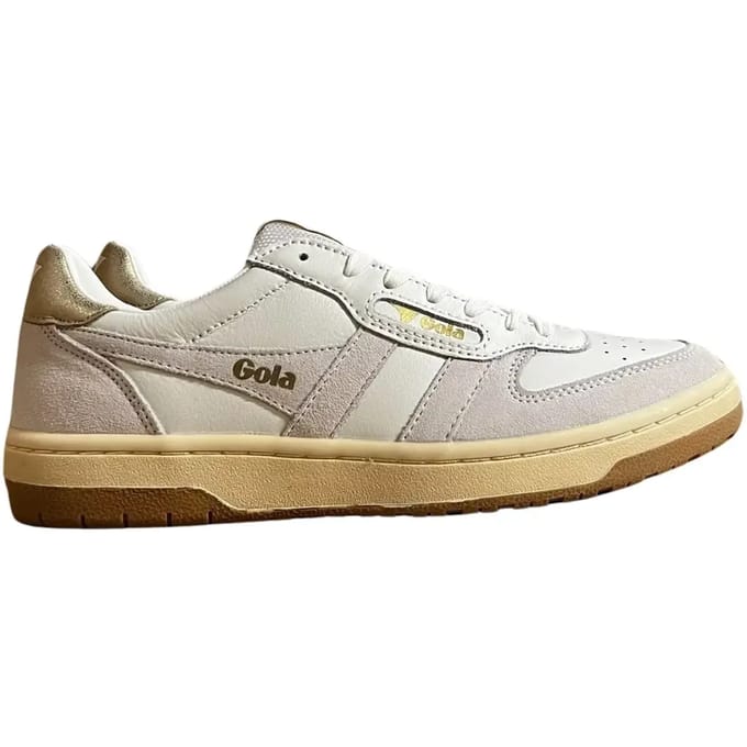 Gola damessneaker Hawk witgoud