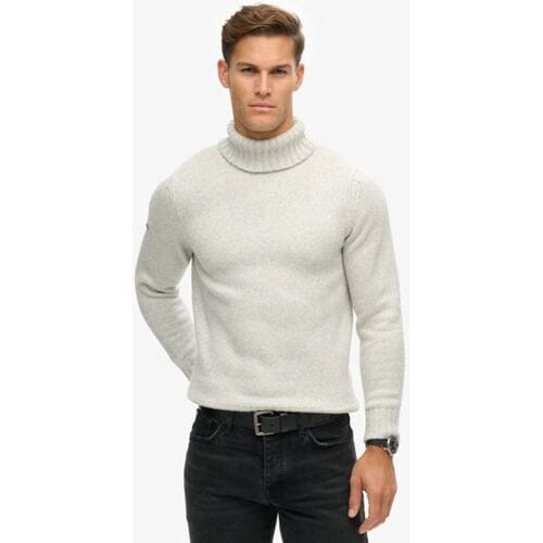 Superdry - Geborstelde coltrui - Heren - Sweaters
