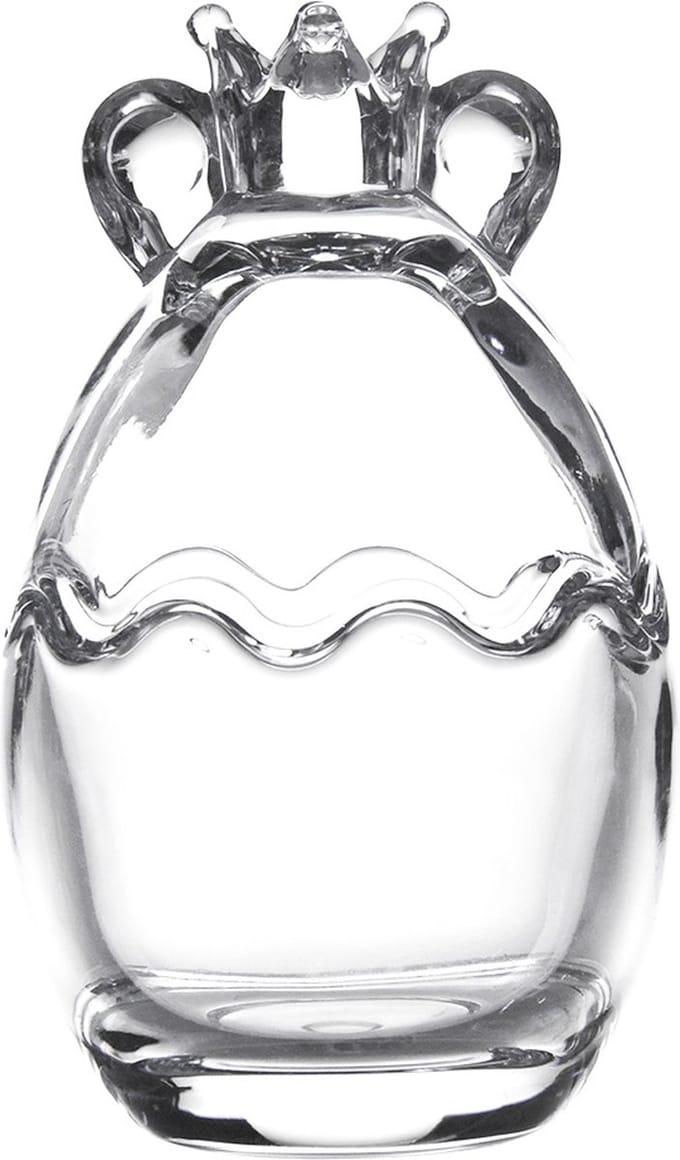 Clayre & Eef Glazen potje Ø 7x11 cm Transparant Glas