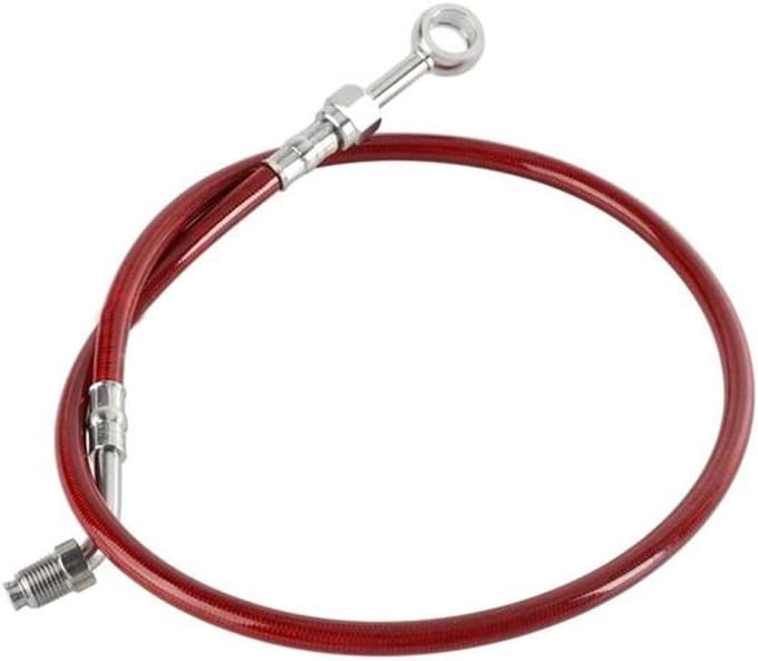 Remleiding Olieslang - Voorste remkabel - Motoronderhoud - Met ABS controller - 75 cm - Rood