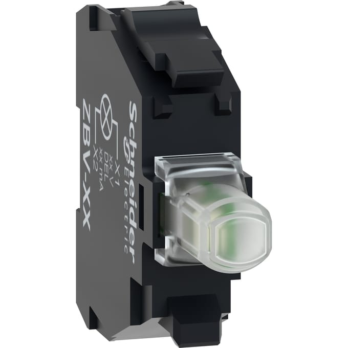 Schneider Electric ZBVBG1 LED-module, Ø 22, Integral LED wit, 24-120V Verdeelkastaccessoire 5 stuk(s)