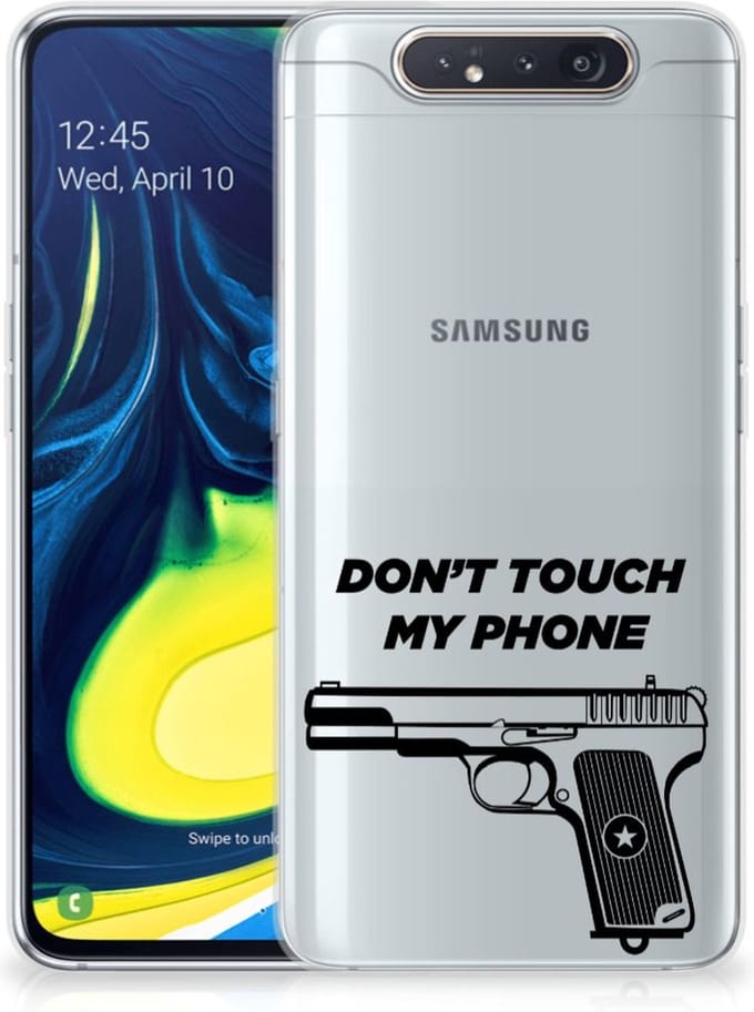 Samsung Galaxy A80 Silicone-hoesje Pistol DTMP