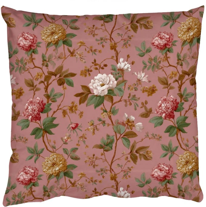 Sierkussens - Kussentjes Woonkamer - 50x50 cm - Klassiek - Botanisch - Roze