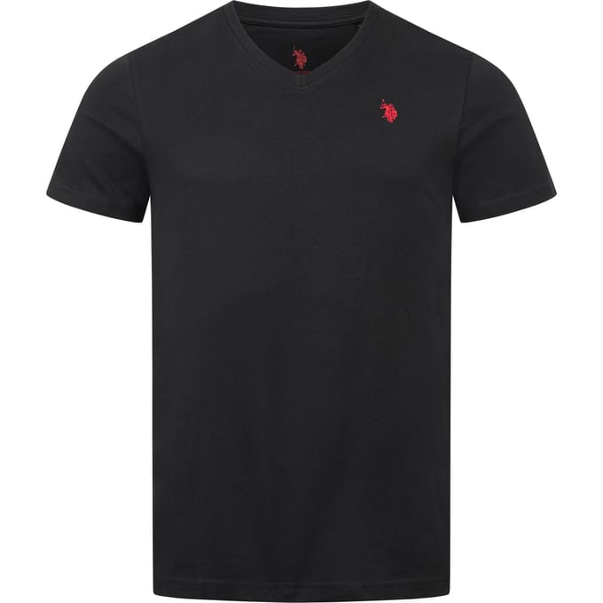 U.S. Polo Assn. heren V-hals T-shirt 2-pack
