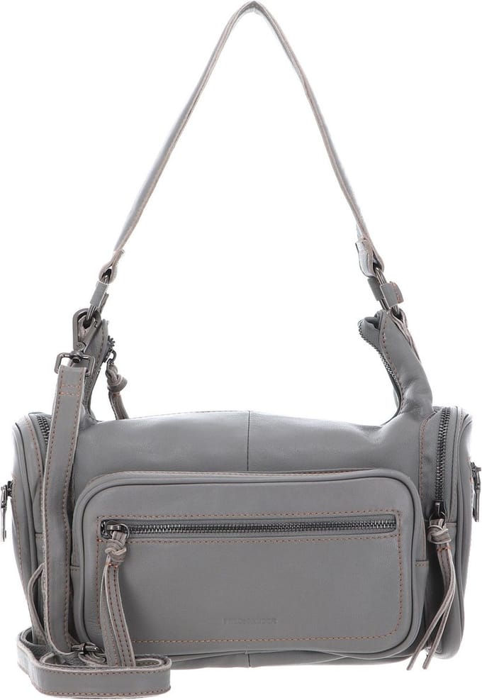 FREDsBRUDER Leren Schoudertas In My Pocket Shoulderbag Cool Grey Grijs