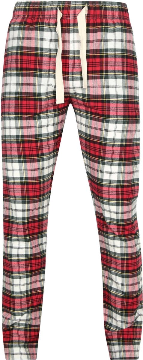 Steppin' Out Loungebroek Ruit Rood - Maat S - Heren - Pyjama