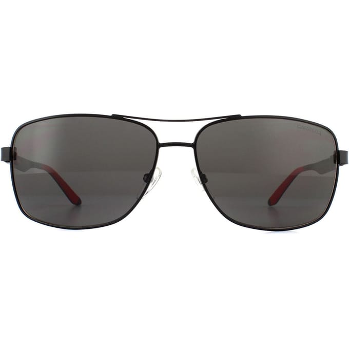 Carrera Zonnebril 8014/S 003 M9 Mat Zwart Grijs Gepolariseerd