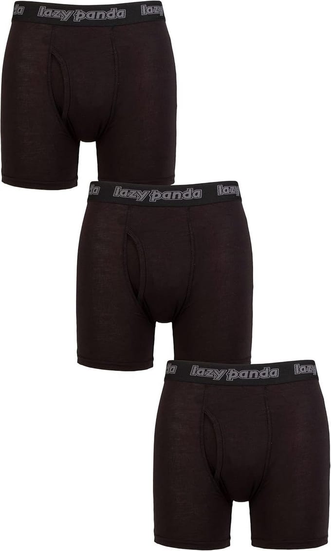 Heren Bamboe Boxershorts Set van 3 Comfortabel en Zacht Ondergoed