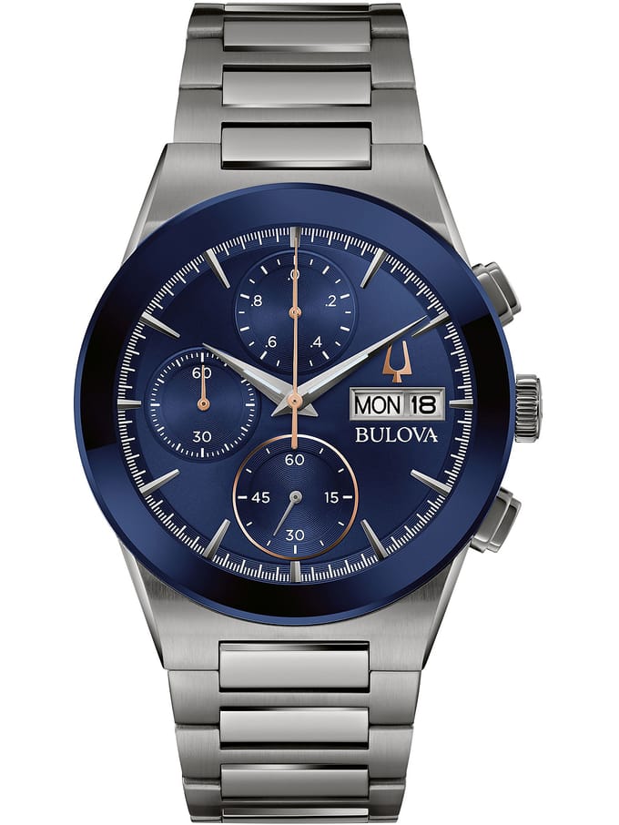 Bulova Millennia 98C143 Horloge - Staal - Grijs - Ø 41 mm