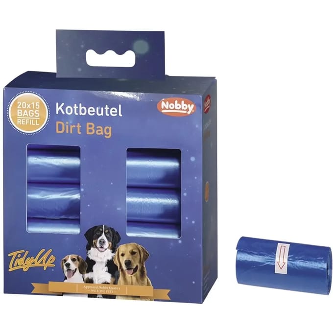 Rollen van 15 hondenpoepzakjes Nobby Pet TidyUp