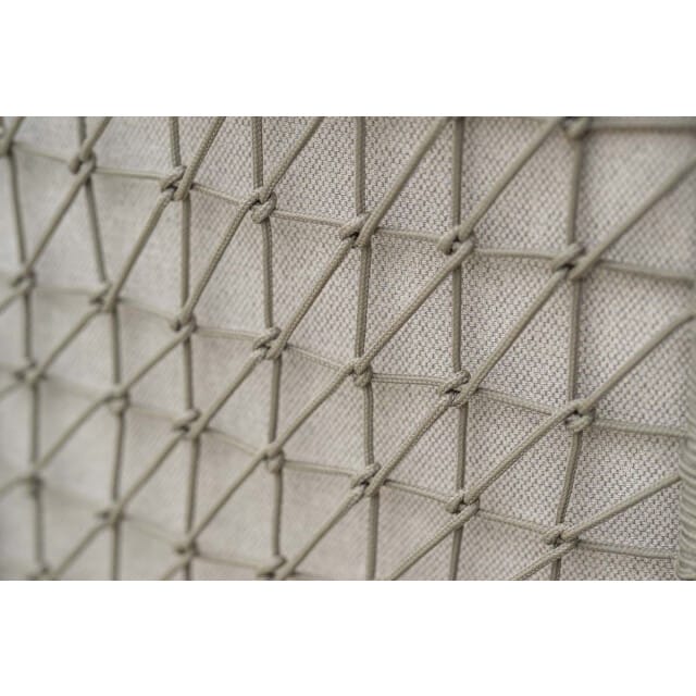 Garden Impressions Venice dining fauteuil - carbon black - rope taupe - desert sand