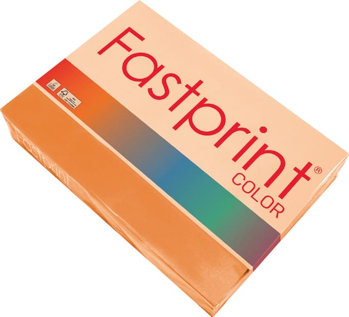 Kopieerpapier quantore colour a4 120gr oranje | 5 stuks