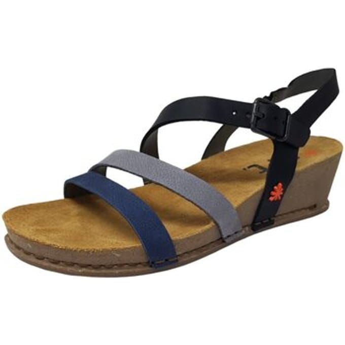 Sandalen met sleehak Art -