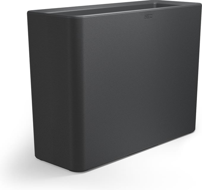 Otium bloembak dubbelwandig Linea 100 cm antraciet