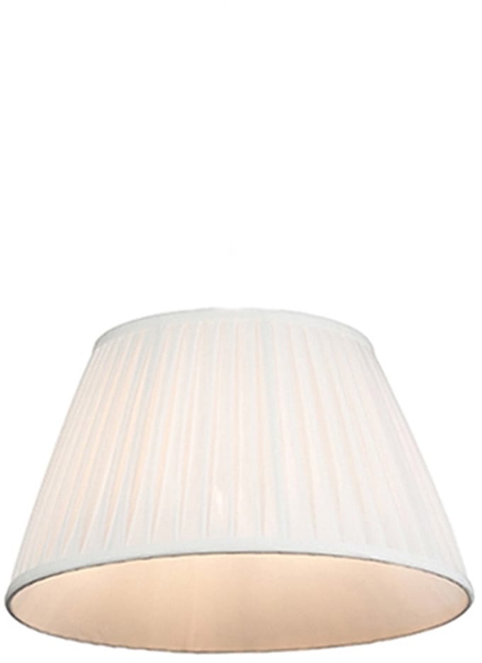 QAZQA plisse - Retro Lampenkap - Ø 350 mm - Crème -