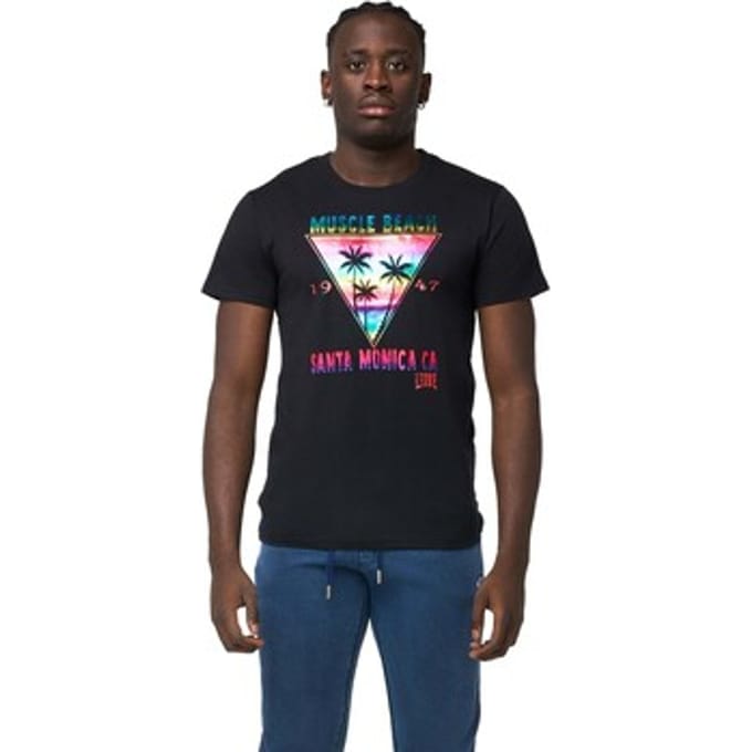 T-shirt Korte Mouw Leone 1947 Man Beach