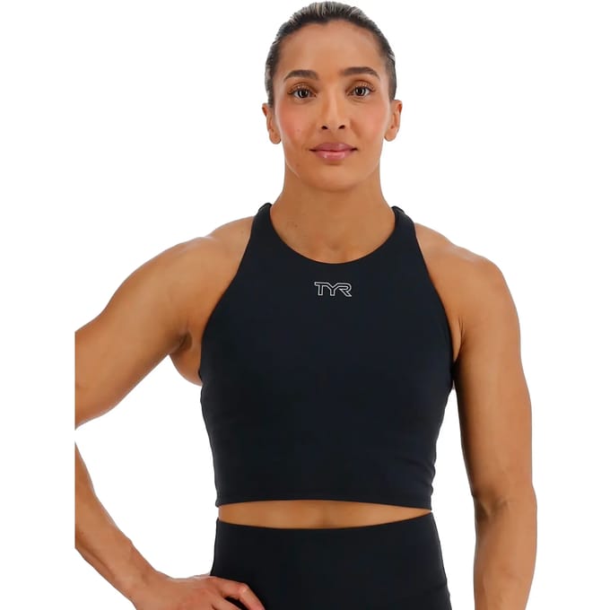 Korte bralette met hoge hals voor dames TYR Joule Elite