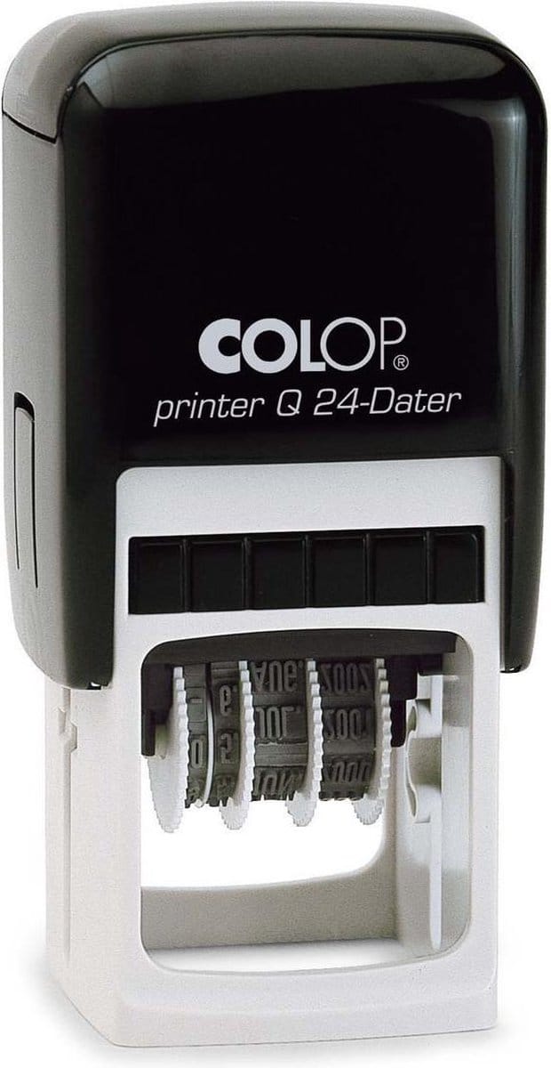 Colop Printer Q24/D Rood - Stempels - Datum stempel Nederlands - Stempel afbeelding en tekst