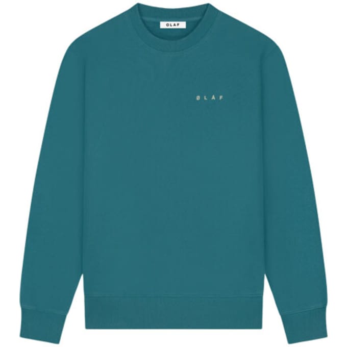 Olaf Dotted Face Crewneck Sweaters Groen M250200