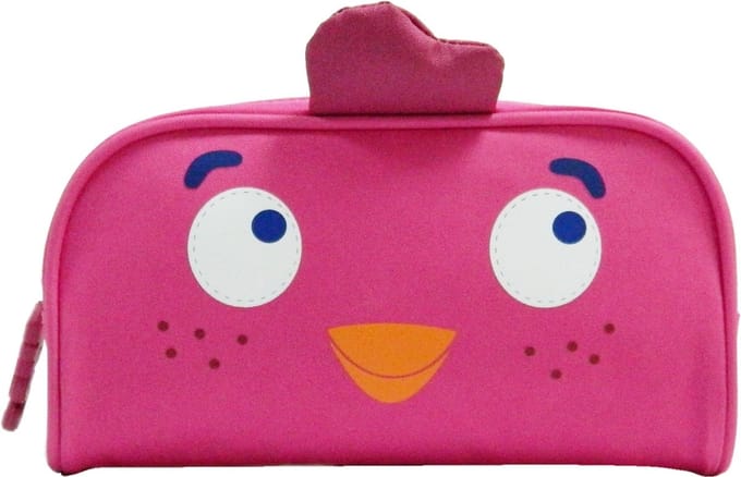 Bagtrotter Etui Vogel 21 X 10 Cm Roze