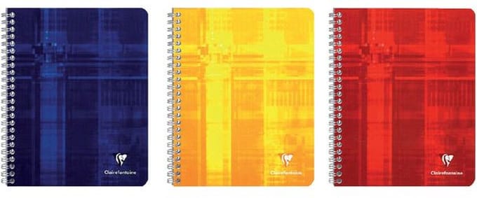 Schrift clairefontaine a4 lijn 100pag 90gr ass | 10 stuks