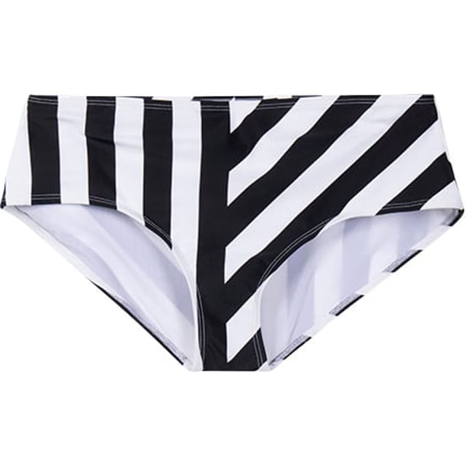 French Connection Block Stripe High Rise Briefs Black Größe: XS | Bikinis Outlet | Damen | Schwarz