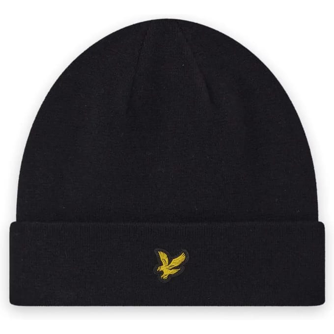 Lyle & Scott Muts Wol Blend Zwart - Maat - Heren