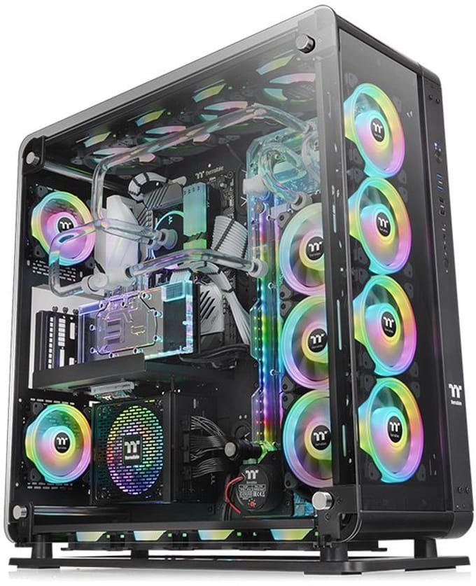 Thermaltake Core P8 Gehard glas - Case - Tower - Zwart