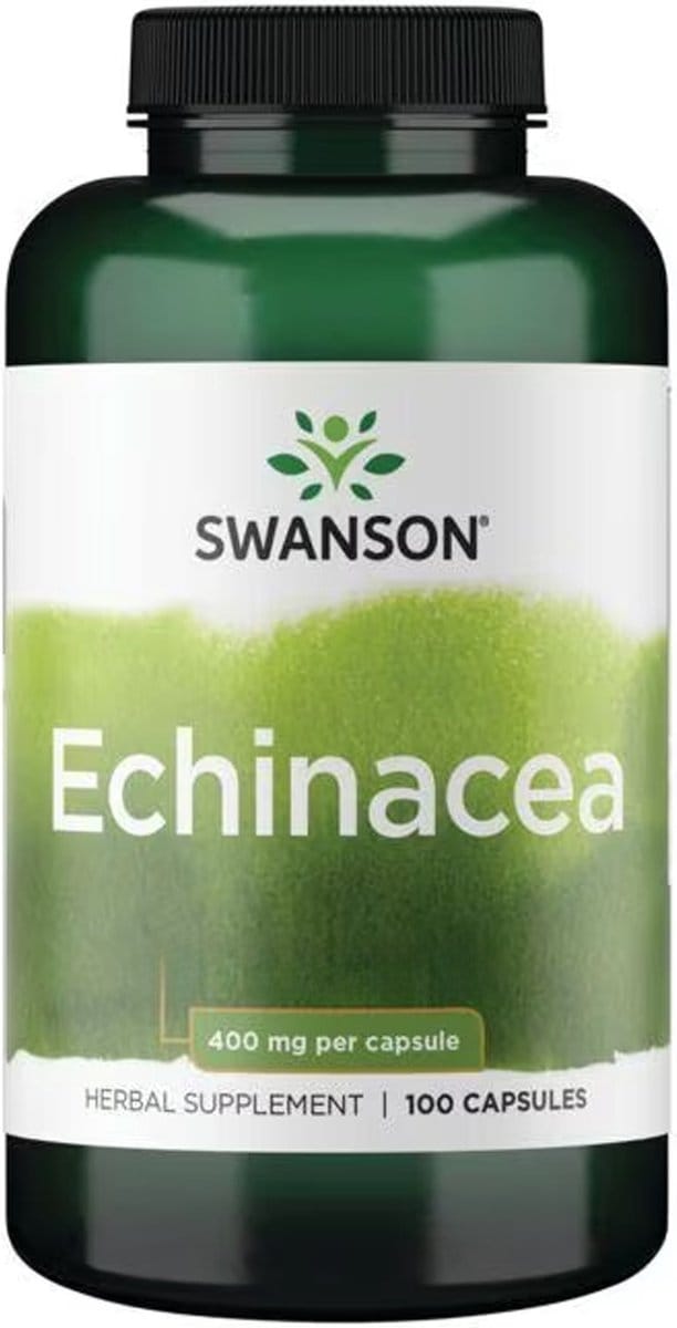 Swanson - Echinacea - Echinacea purpurea Kruid - 400mg - 100 Capsules