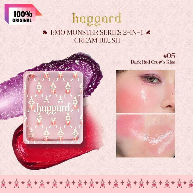 haggard - Emo Monster Dual Watery Blush Cream - 8 Colors 05# Dusky Camel - 7g