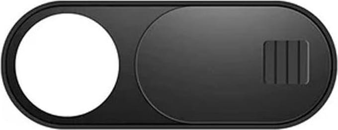Webcam cover privacy protector - webcam schuifjes - zwart- 1 stuk