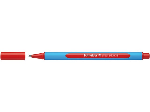 Schneider balpen - Slider Edge - penpunt XB 1,4mm - rood - S-152202