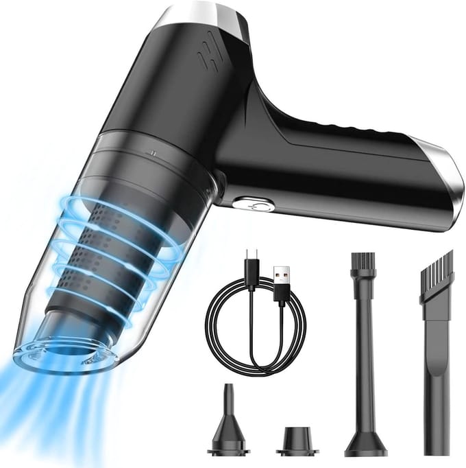 Elektrische Stofventilator - Mini Stofzuiger - Apparaat Reinigen - 3-in-1 Functionaliteit - 44000 rpm