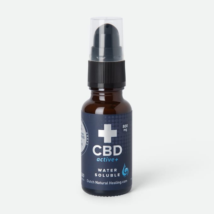 Dutch Natural Healing CBD Active+ 4% - Wateroplosbare CBD Druppels - Rijk aan Terpenen - 20 ml