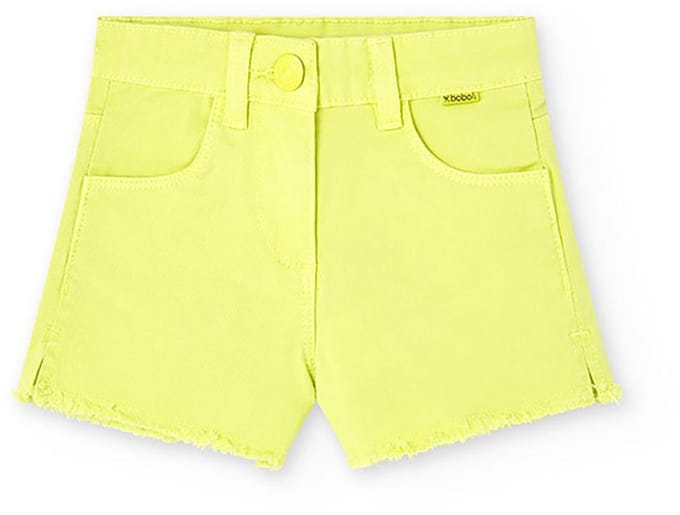 Boboli 498001 Korte Broek Geel 4 Years Meisje
