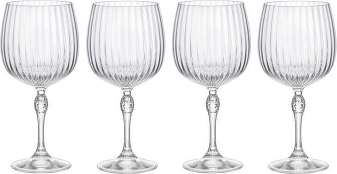 Bormioli America's Ginglas 74 Cl Set 4