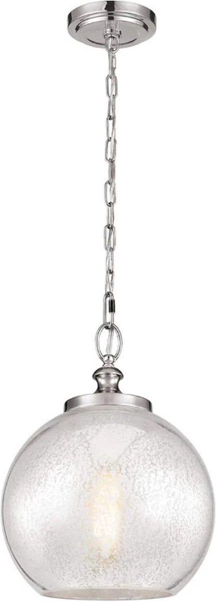 Feiss LED Hanglamp Tabby | 1X E27 Max 60W | Dimbaar | Brushed Steel