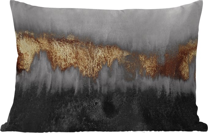 Buitenkussens - Gold - Chic - Abstract - 60x40 cm - Weerbestendig