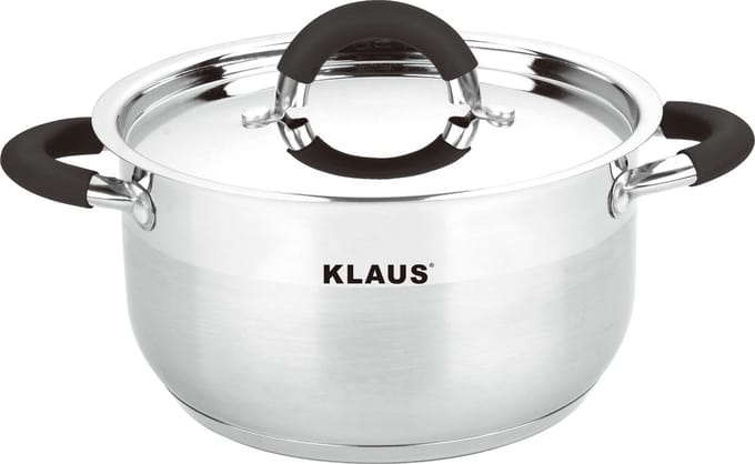 Klaus Pan 24cm-RVS-ZWART
