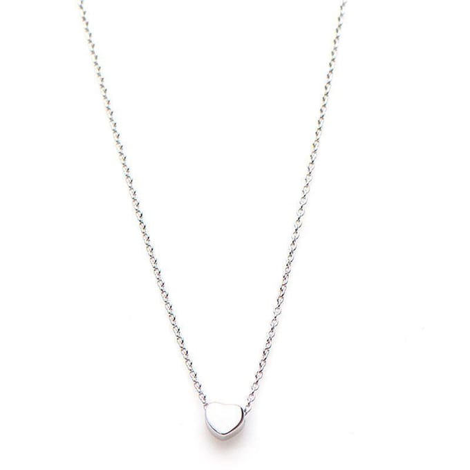 Karma - ketting - Ketting met hanger - T29S - 925 zilver - 38 + 7 CM