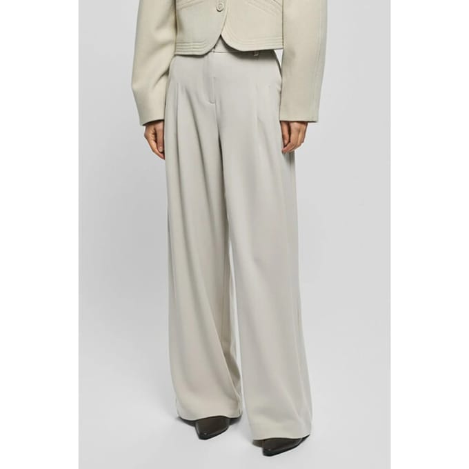 MSCH Copenhagen Mschhenrika Hw Pants Broeken Dames - Beige - Maat L