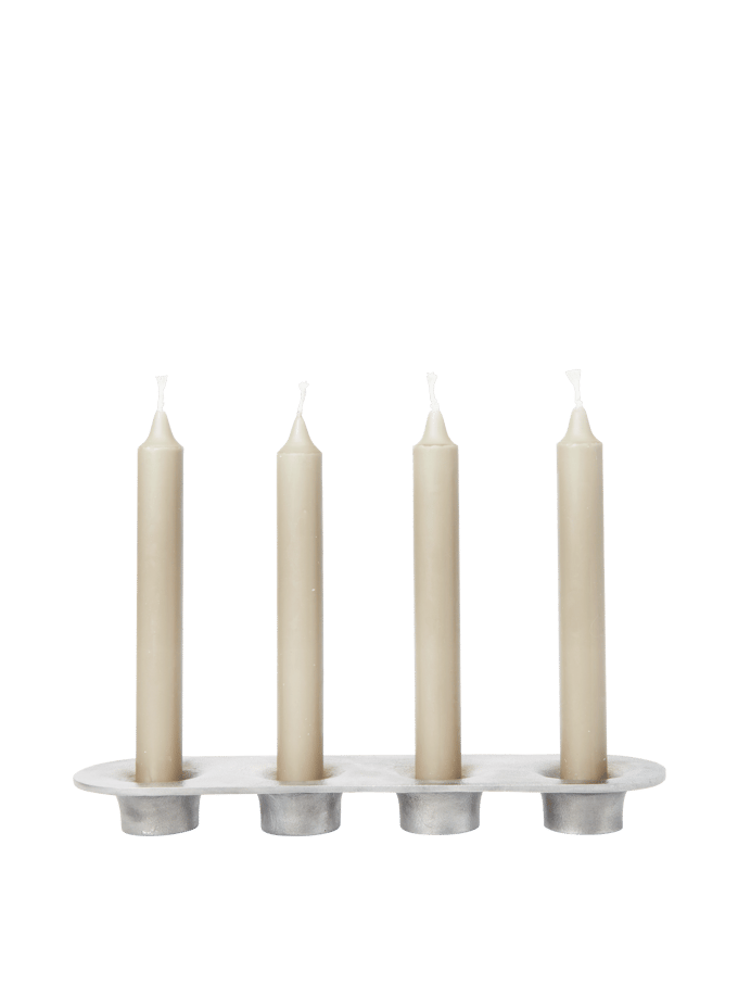 Ferm Living Soothe 4 kandelaars - aluminium