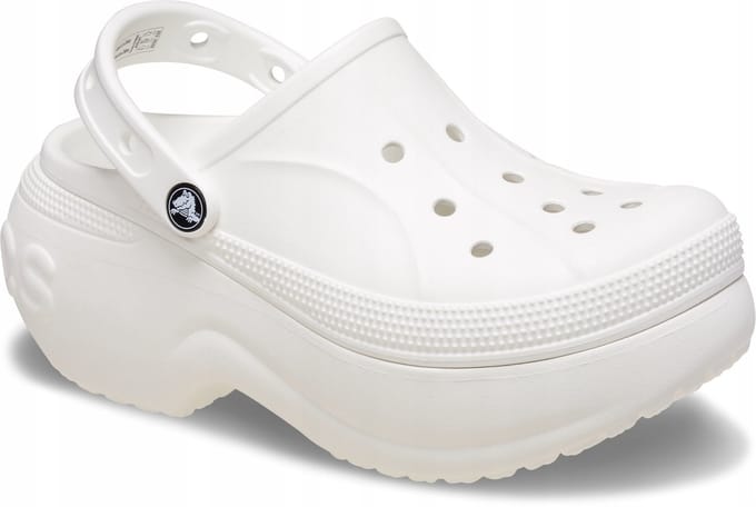 Crocs Bella - Dames Plateauchodden - 41-42 - Wit