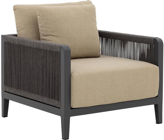 Goossens Fauteuil Yngvar - Aluminium - Beige