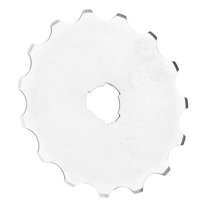 5 stuks 45 mm haakrand-rotatiemes voor het snijden van patchworkleer, stof en papier white